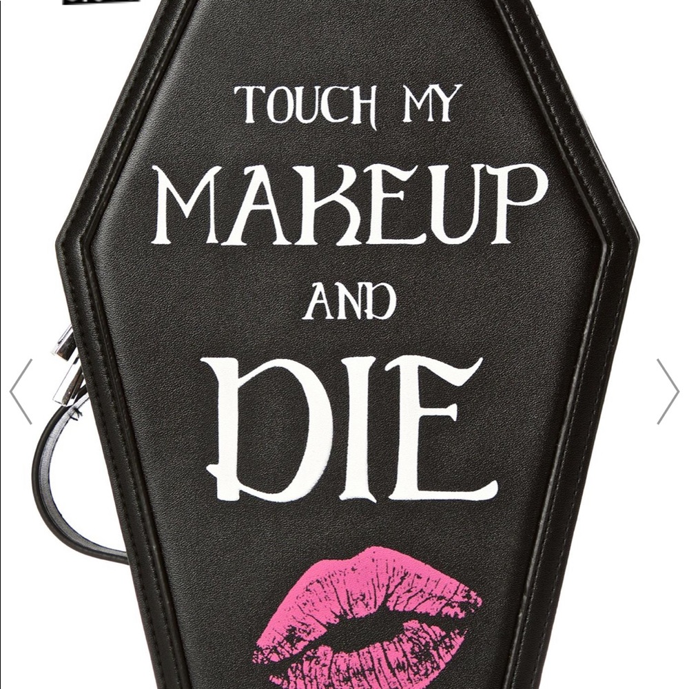 Dolls Kill Current Mood Coffin Cosmetics Case